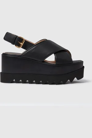 Stella McCartney Sandali con Plateau Elyse, Donna,