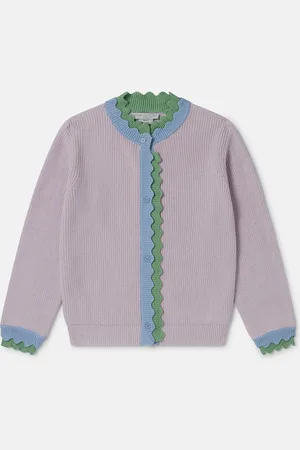 Stella McCartney Cardigan con Bordi Smerlati,