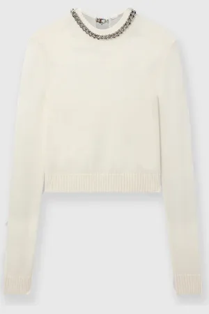 Stella McCartney Maglione Falabella con Lavorazione a Maglia Sottile, Donna,