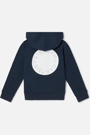 Stella McCartney Felpa con Cappuccio e Zip con Logo Stella,