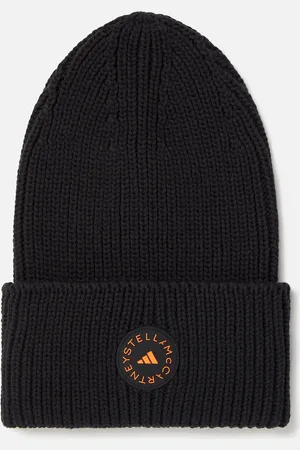 Stella McCartney Berretto a coste con logo, Donna