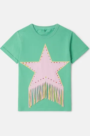 Stella McCartney Maglietta Stella con frange, Donna,