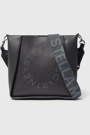 Stella McCartney Borsa a Tracolla Quadrata con Logo, Donna