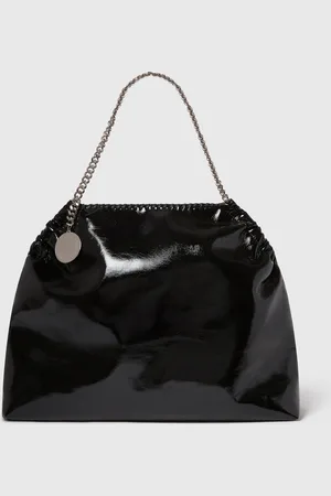 Stella McCartney Borsa Tote Falabella In Pelle Verniciata Con Coulisse, Donna