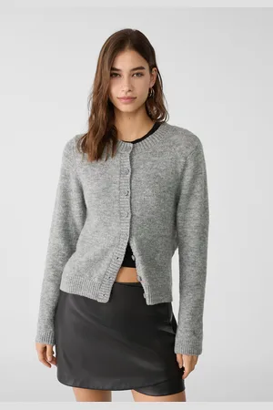 Stradivarius Cardigan in maglia con bottoni L