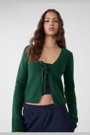Stradivarius Cardigan in maglia con allacciatura XS