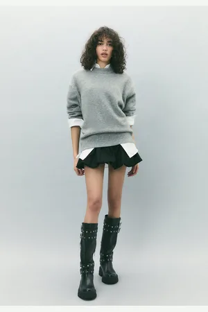 Stradivarius Gonna pantalone mini a palloncino XL