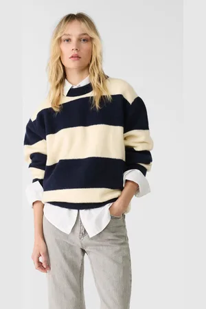 Stradivarius Pullover tessuto morbido di maglia L