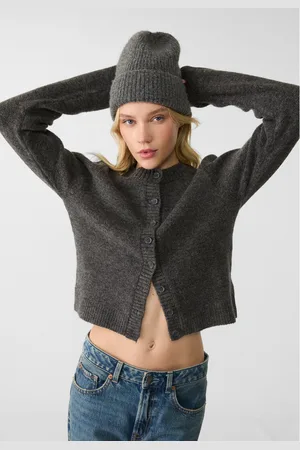 Stradivarius Cardigan in maglia con bottoni L