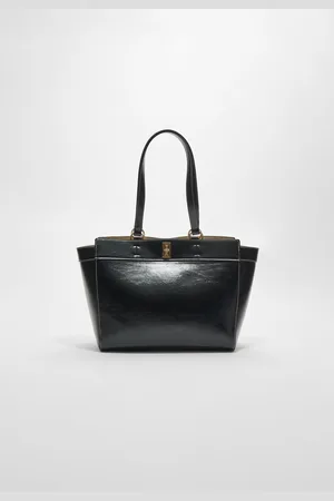 Stradivarius Borsa a cesta con impunture OS