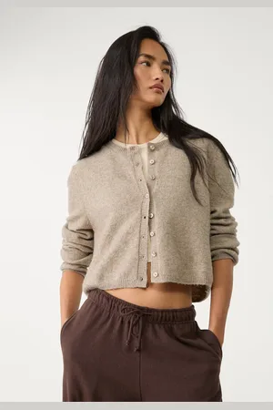 Stradivarius Cardigan in maglia con bottoni morbido al tatto L