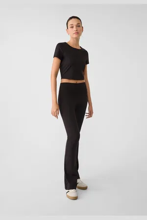 Stradivarius Leggings flare sculpt S