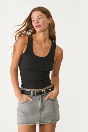 Stradivarius Maglietta stile vogatore canneté L