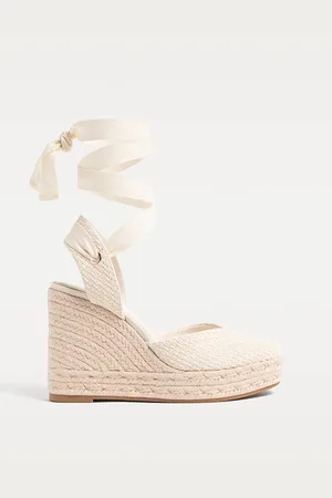 Stradivarius Zeppe in iuta con texture 40