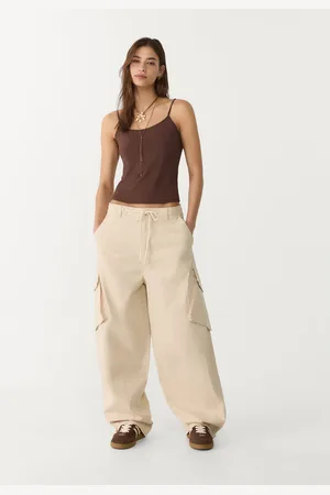 Stradivarius Pantaloni cargo barrel balloon 44
