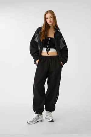 Stradivarius Pantaloni jogger bordino L