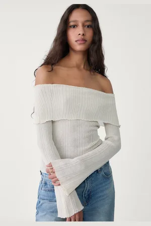 Stradivarius Maglia con scollo bardot L