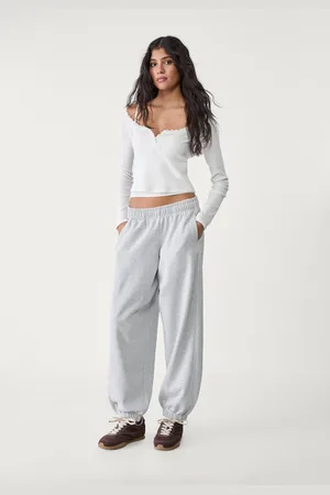 Stradivarius Pantaloni jogger bordino XL