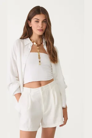 Stradivarius Shorts morbidi pieghe 38