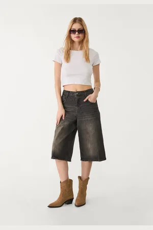 Stradivarius Bermuda jort in denim baggy 46