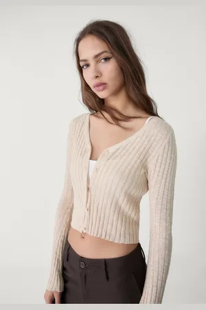 Stradivarius Cardigan in maglia con bottoni XL