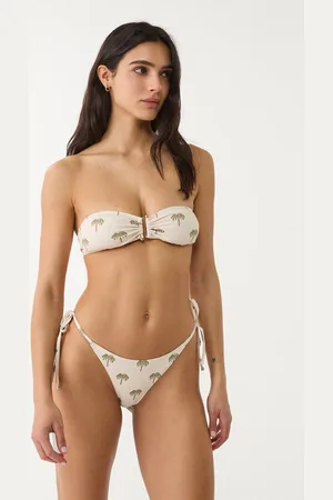 Stradivarius Top bikini fascia palme L