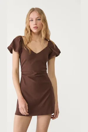 Stradivarius Vestito corto schiena scoperta L