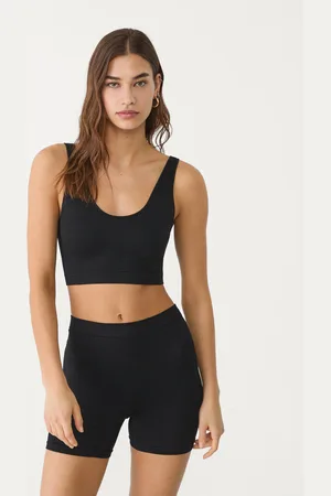 Stradivarius Top corto basic seamless S