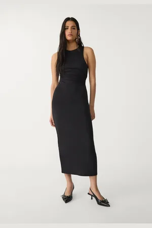 Stradivarius Vestito lungo incrociato sulla schiena XL