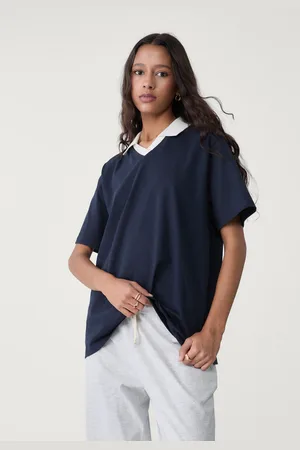 Stradivarius Maglietta con collo a polo M