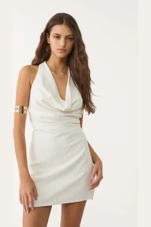 Stradivarius Vestito corto drappeggiato XS