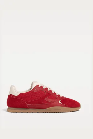 Stradivarius Sneakers soft pelle scamosciata 40