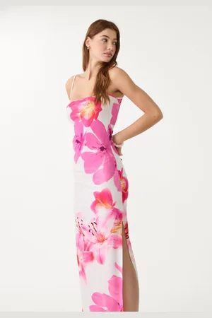 Stradivarius Vestito lungo con bretelle S