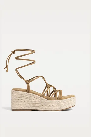 Stradivarius Zeppe iuta stringate 37