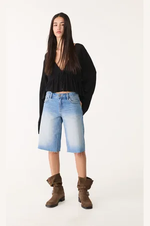 Stradivarius Bermuda denim baggy 44