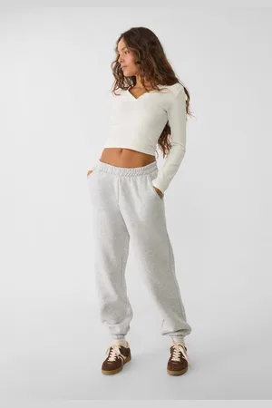 Stradivarius Pantaloni jogging in felpa boyfriend M