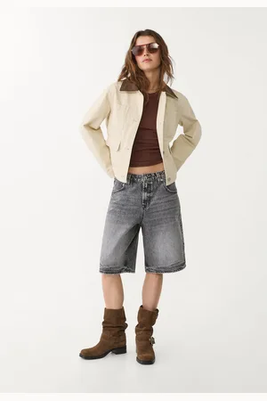 Stradivarius D95 Jort bermuda denim 48