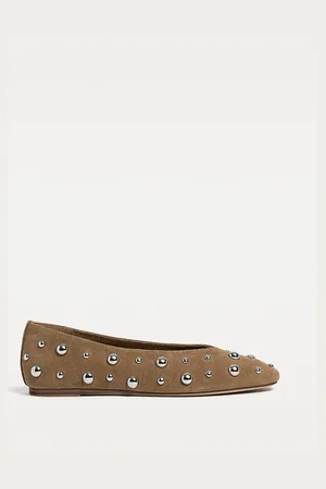 Stradivarius Ballerine in pelle soft 38