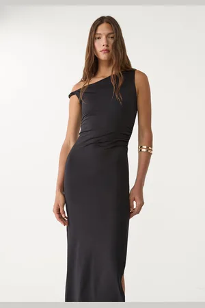 Stradivarius Vestito midi asimmetrico S
