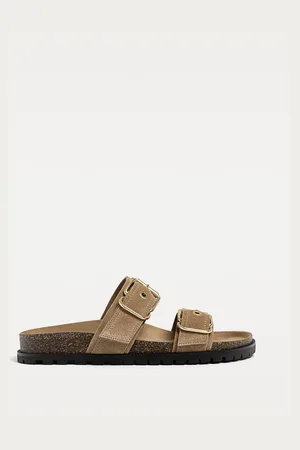 Stradivarius Sandali bassi in pelle 37