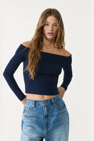 Stradivarius Maglietta a spalle scoperte L