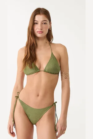 Stradivarius Slip bikini filo metallizzato L