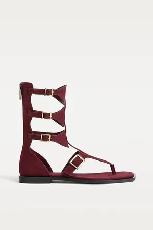 Stradivarius Sandali con fascette fibbie 38