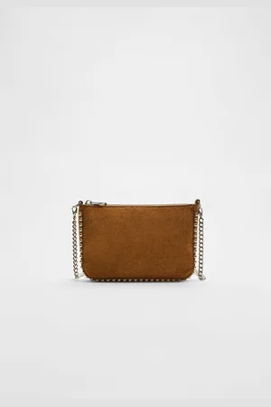 Stradivarius Mini borsa con palline effetto camoscio OS