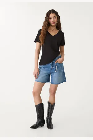 Stradivarius Maglietta basic scollo a v XS
