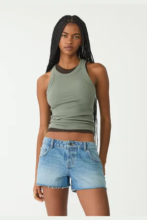 Stradivarius Shorts mini in denim 46