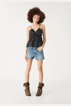 Stradivarius Top con spalline e laccetti XL
