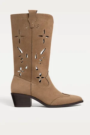 Stradivarius Stivali cowboy traforati 39