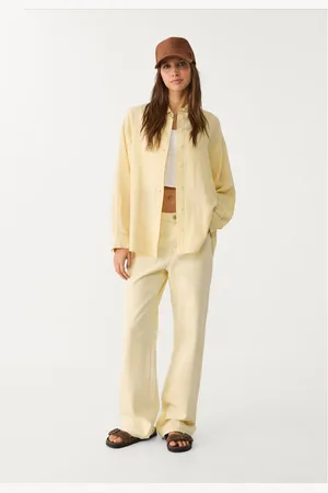 Stradivarius Camicia in misto lino M
