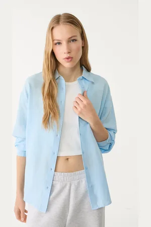 Stradivarius Camicia in misto lino L